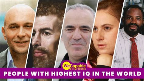 Highest Iq List Of The Most Intelligent People