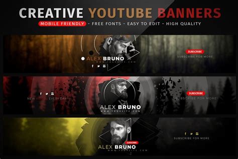 Creative Youtube Banners Youtube Banners Youtube Channel Art Banner