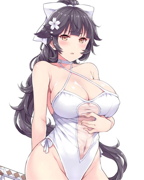 Rule 34 Azur Lane Big Ass Big Breasts Black Hair Katana Tagme Takao