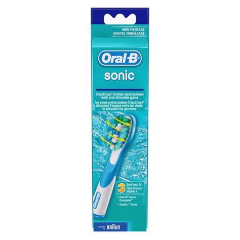 Oral B Sonic Complete Replacement Brush Heads Walmartca