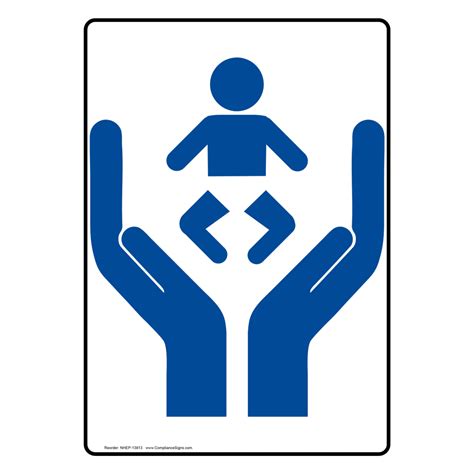 Portrait Child Care Center Symbol Sign Nhep 13813