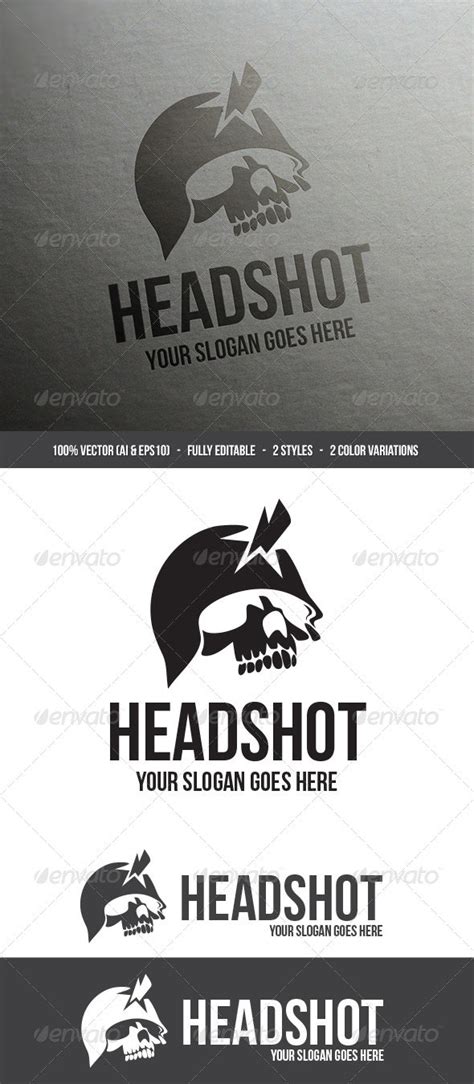 Headshot Logo Logo Templates Graphicriver