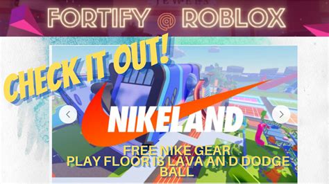 Free Nike Gear Nike Land In Roblox Youtube