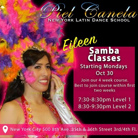 Samba Dance Class Level 2 Advanced Beginner Pearl Studio Nyc New