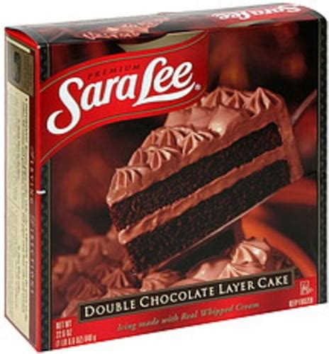 Angel food bundt cake with zero fat and cholesterol. Sara Lee Double Chocolate Layer Cake - 22.6 oz, Nutrition ...