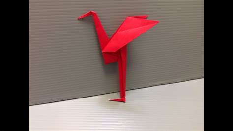 Daily Origami 137 Heron Youtube