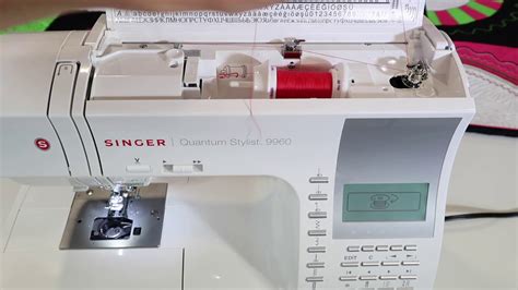 Singer Quantum Stylist 9960 5 Threading And Winding A Bobbin Youtube