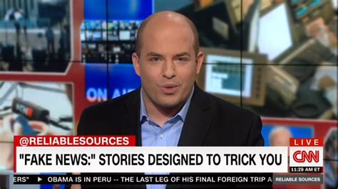 Cnns Stelter Trump Supporters ‘confused By ‘fake News Sites Newsbusters
