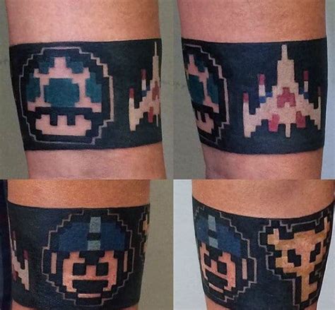 50 Megaman Tattoo Designs For Men Video Game Ink Ideas