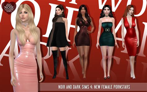 TS4 Sims New F Pornstars Noir And Dark Sims Adult World