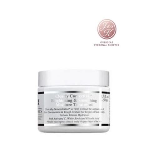 [pre order] kiehl s clearly corrective brightening and smoothing moisture treatment 50ml eta