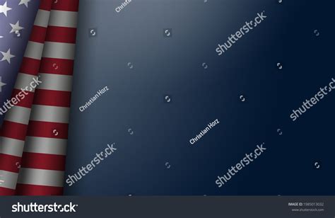 Stars Stripes Us Flag Background Copy Stock Vector Royalty Free