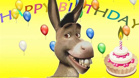Donkeys Happy Birthday Song Funny Song For Children Youtube Funny