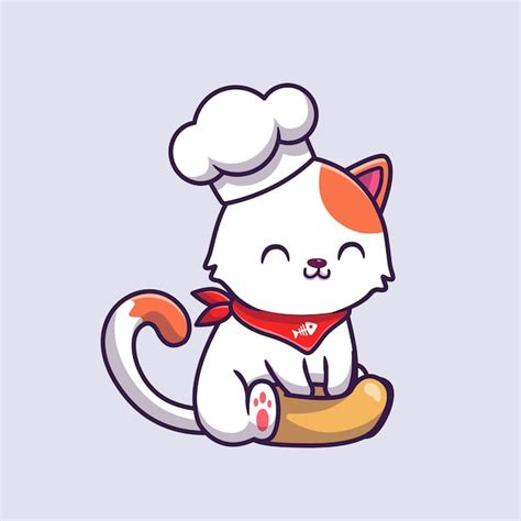 Dibujo Gato Cocinero Kawaii Dibujos Kawaii Para Imprimir Dibujos My
