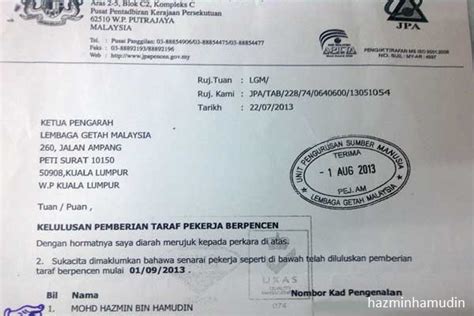 Pengeluaran membina / membeli rumah. Contoh Surat Pengesahan Jawatan Berpencen