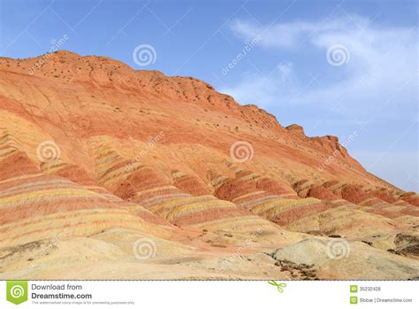 Landscape Of Danxia Landform Royalty Free Stock Photos