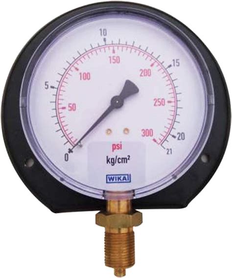 Wika 23350100 Bourdon Pressure Gauge By Instrukart 0 To 10 Bar