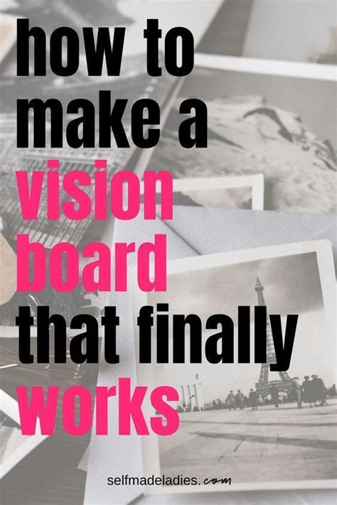 Did you know that vision boards can be thematic? Create a Vision Board That Really Works. Visualization is ...
