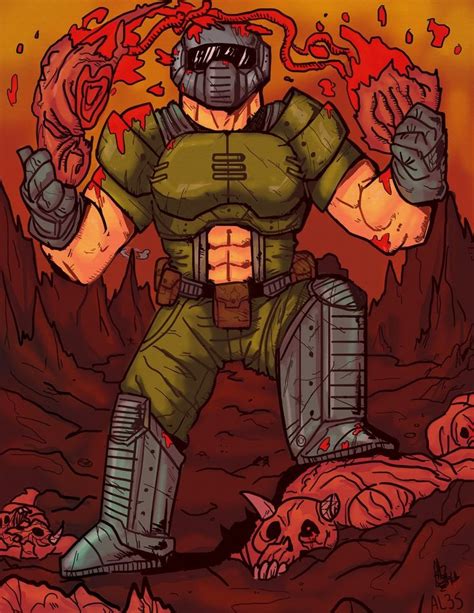 Doom Fan Art Doom Videogame Doom Slayer Meme