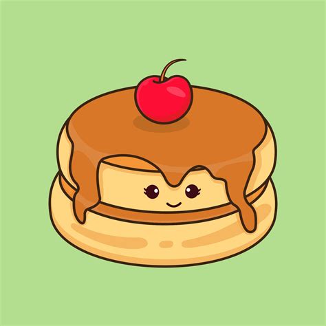 Cute Pancake Illustration 6948643 Vector Art At Vecteezy