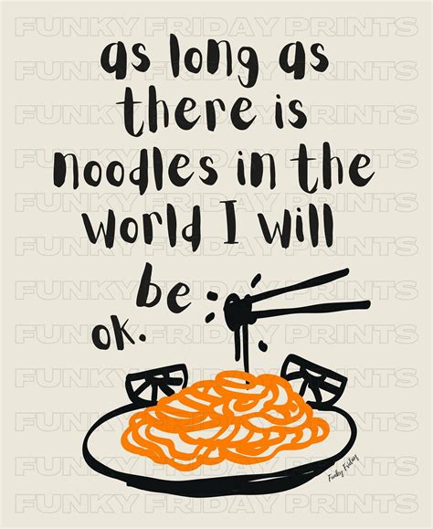 Noodle Lovers Wall Art Print