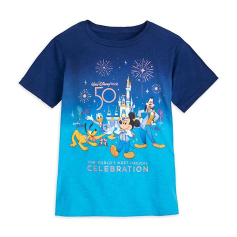 Mickey Mouse And Friends T Shirt For Kids Walt Disney World 50th