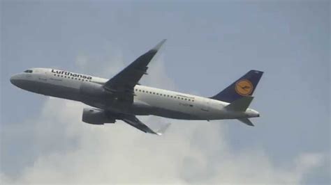 Lufthansa Airbus A320 Sharklets D Aizx Departure Frankfurt Youtube