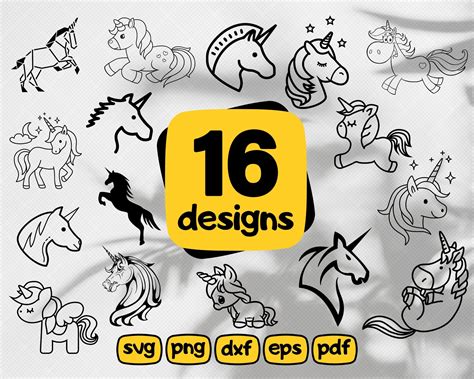 Unicorn Svg Unicorn Face Svg Unicorn Clipart Unicorn Head Svg