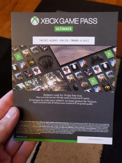 6 Xbox Game Pass Redeem Code For 14 Day Free Trial Xbox