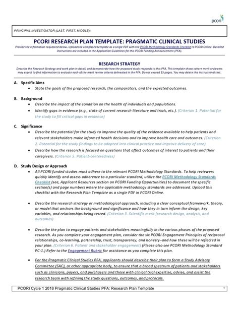 Clinical Research Project Plan 11 Examples Format Pdf Examples