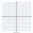 Grid Paper (Printable 4 Quadrant Coordinate Graph Paper Templates ...