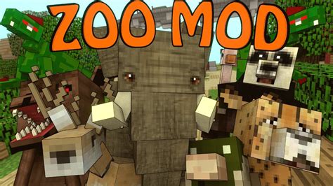 Minecraft Crazy Zoo Animals Mod Showcase Mobs Mod Crazy Zoo