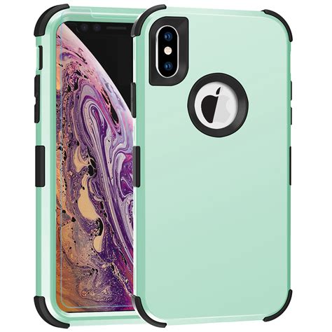 Iphone Xs Max With Tempered Glass Screen Protector Dteck 3 Layer