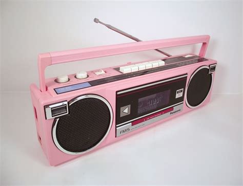 Items Similar To Vintage Panasonic 1980s Pink Portable Boombox Am Fm