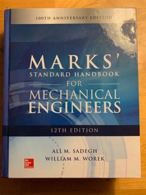 Marks Standard Handbook For Mechanical Engineers 12th Edition By
