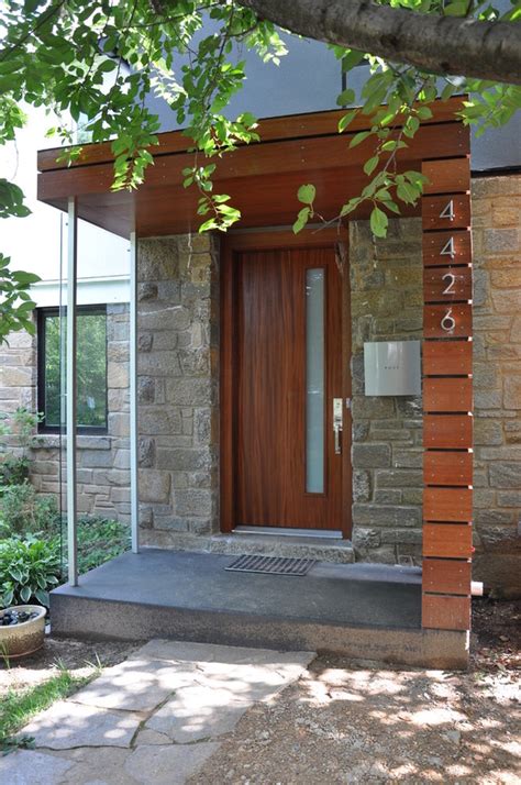 Make An Entrance Patterns And Prosecco Modern Porch Modern Front