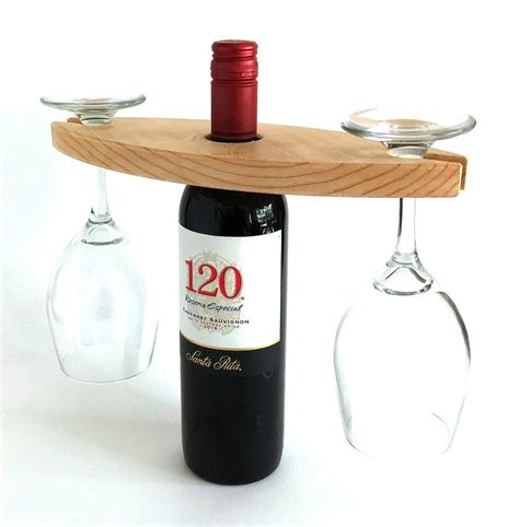 Check out our wooden glass holder selection for the very best in unique or custom, handmade pieces from our винные шкафы shops. Wine Caddy - 2 Glass in 2020 | Wine caddy, Wine glass ...