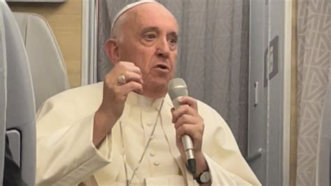 Homosexuality Not A Crime Pope Francis