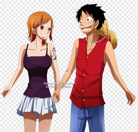 One Piece Luffy And Nami Telegraph