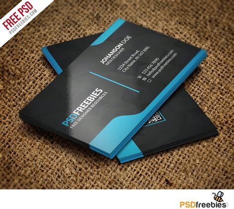 Graphic Designer Business Card Template Free Psd Psdfreebies Com Psdfreebies Com