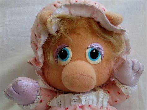 Miss Piggy 1984 Hasbro Softies Jim Hensons Muppet By Awesome80s