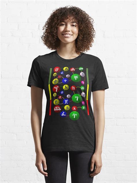 Ethiopian Dress Geez Alphabet T Shirt For Sale By Moltotal Redbubble Geez Alphabet T