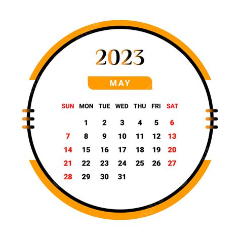 Mes De Mayo Calendario Amarillo Y Negro Png Calendario Mensual