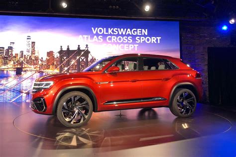Volkswagen Previews New Suv With Atlas Cross Sport Concept Cnet