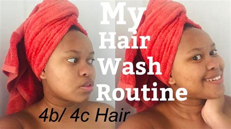 4b 4c Hair Wash Routine Requested Video South African Youtuber Youtube