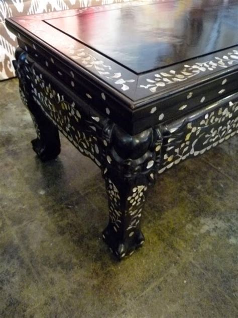 Mother Of Pearl Inlaid Coffee Table For Sale At 1stdibs