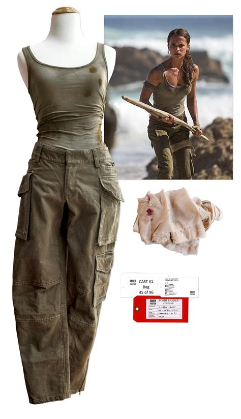 Alicia Vikander Worn Lara Croft Tomb Raider Costume Coa Casual Outfits