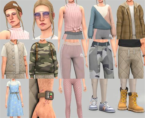 📑 First Fits Kit Adult Conversion Add Ons Ii · Adrienpastel Sims