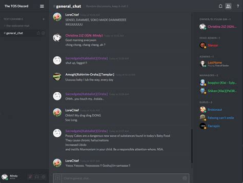Discord Community The Tos Discord All Servers 20 General