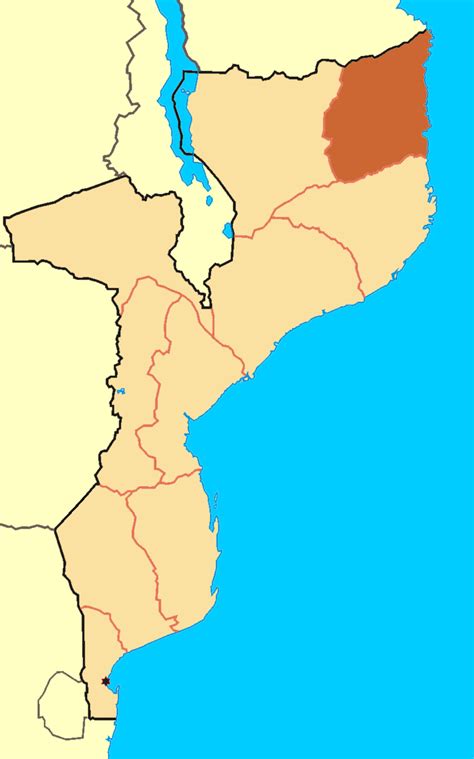 Palma is a town on the indian ocean coast of mozambique, lying south of the border with tanzania. Bestand:Moçambique Cabo prov.png